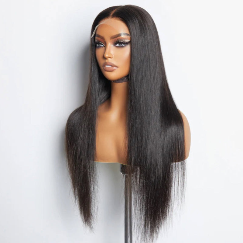 Natural Black 5x5 Closure Wigs