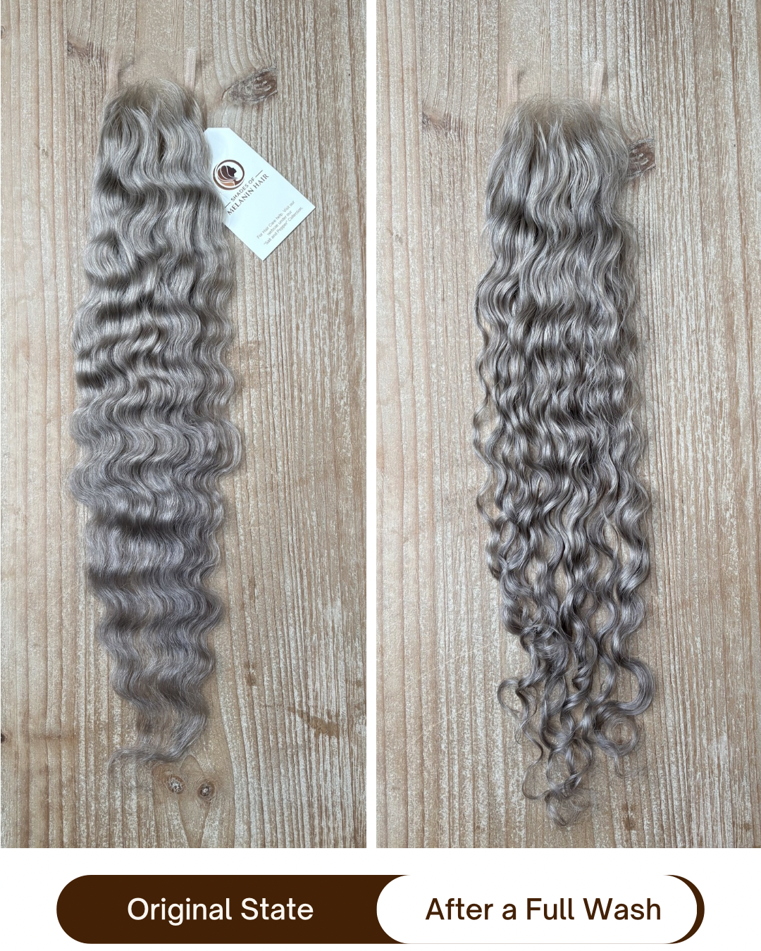 Grey Curly Bundles