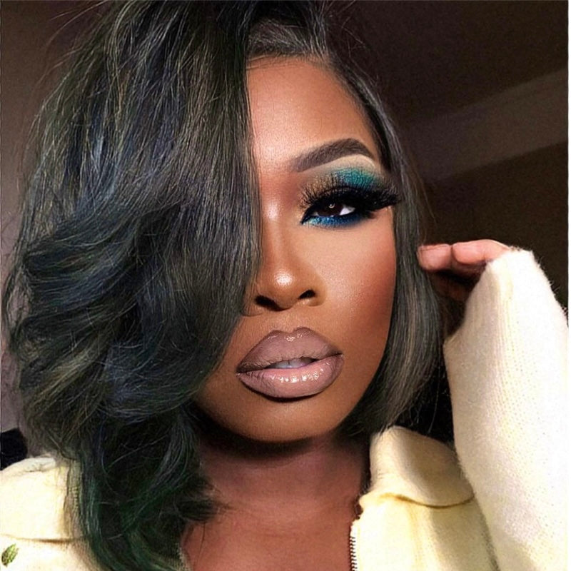 12-14” Straight and Wavy Bob Wigs