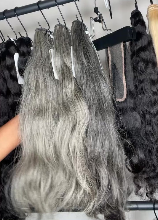 Raw Wavy - Salt & Pepper Bundles