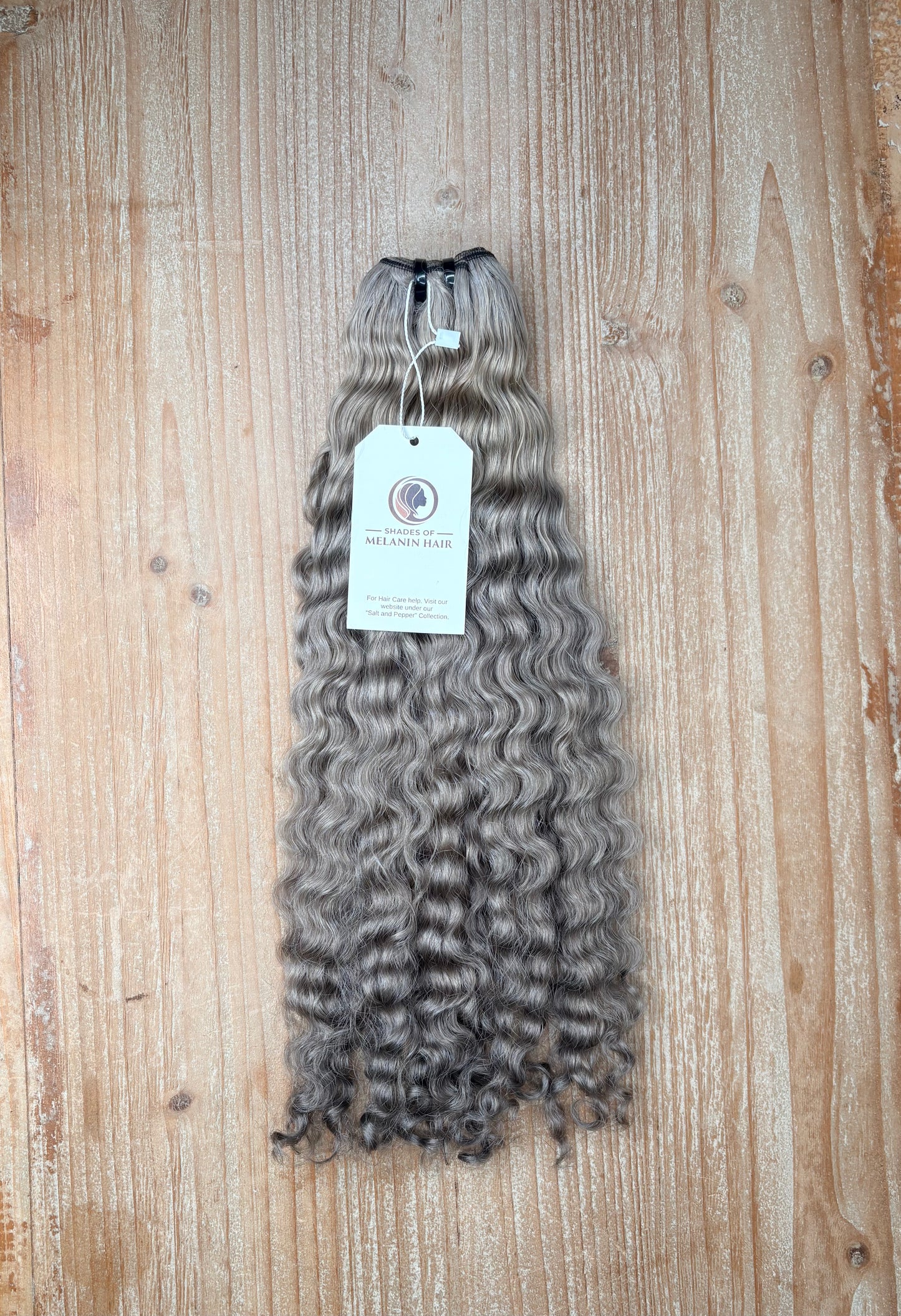 100% Grey Curly Human Hair