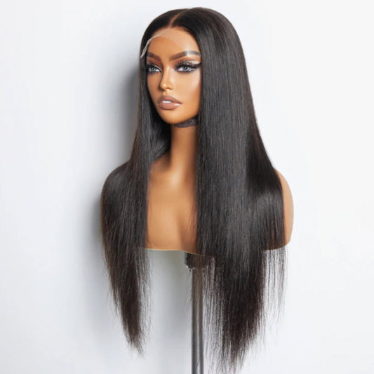 Raw Straight Frontal Wig