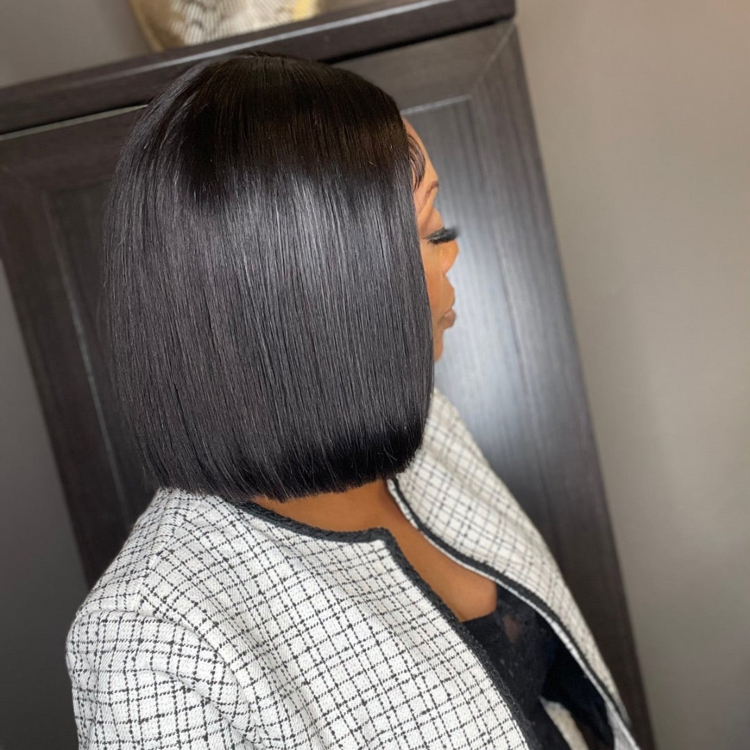 10-14” 5x5 Straight/Wavy Bob Wigs