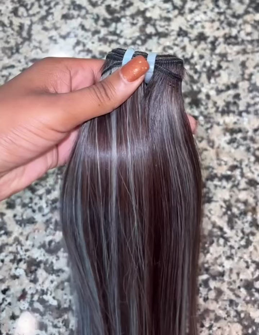 Brown and Grey Ombre Bundles