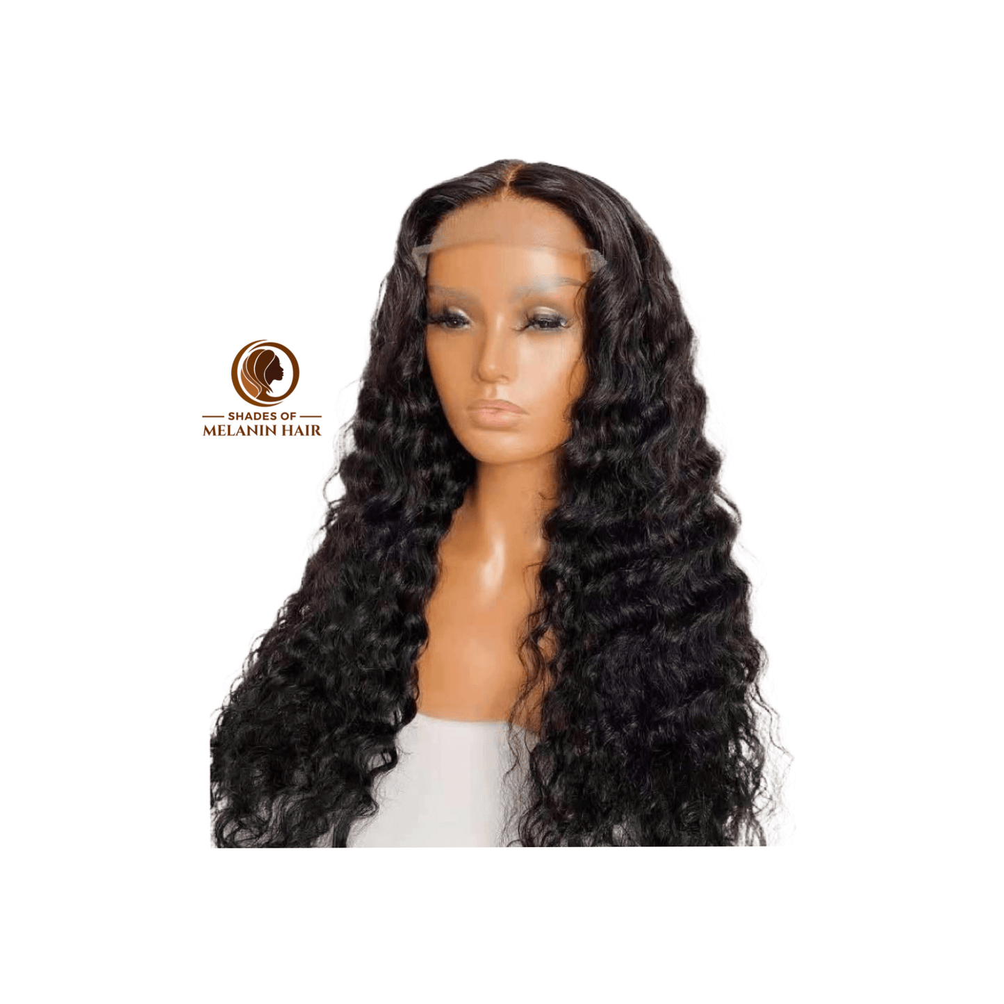 Deep Wave Frontal Wigs in Transparent or HD